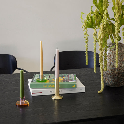 Hübsch kandelaar Sleek - ijzer - ø7xh12cm - vtwonen shop