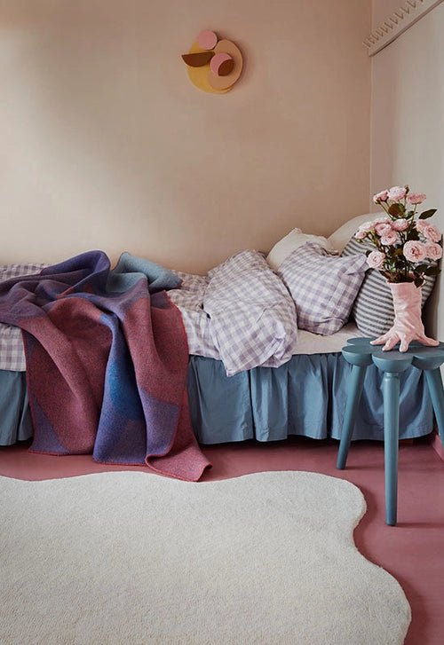 Oriental Velvet Carpet with Fringes Antik Negar 135x195 cm