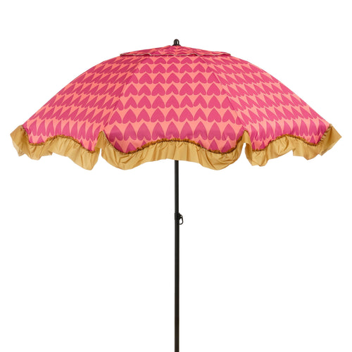 Mica Decorations Heart Parasol - H238 x Ø220 cm - Roze - vtwonen shop
