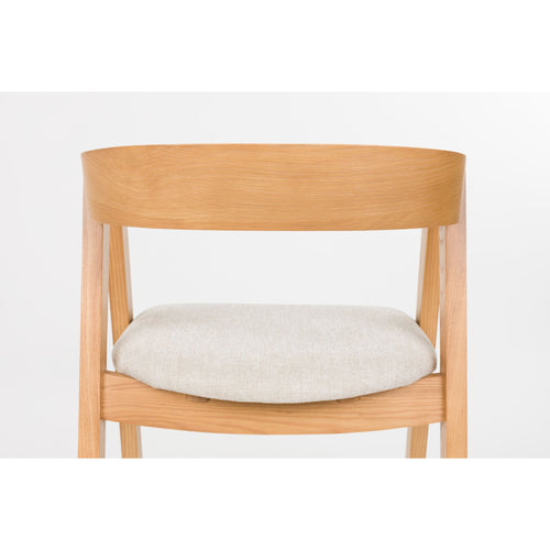 Zuiver Mads Eetkamerstoelen Naturel - Set van 2 - vtwonen shop