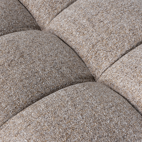 WOOOD hocker Allure - Geweven Stof - Bruin Melange