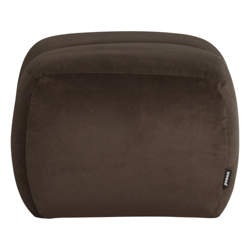 WOOOD poef Mojo - Velvet - Bruin - 45x84x64