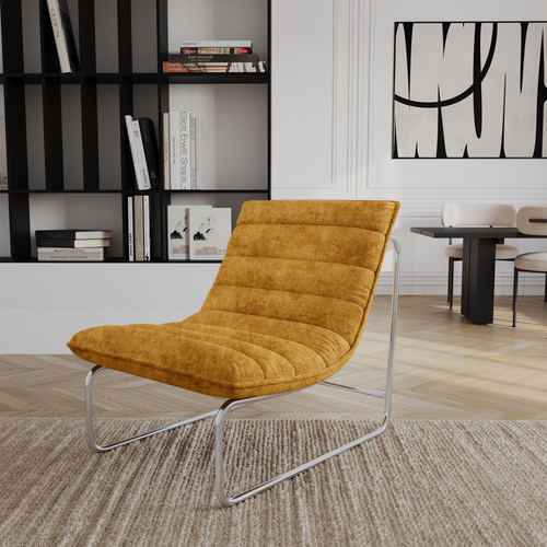 Sia Home -  VINTY - Fluweel met structuur - Mosterd - 67.5cm - vtwonen shop