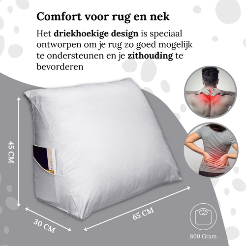 Ten Cate leeskussen - inclusief kussensloop - wit - vtwonen shop