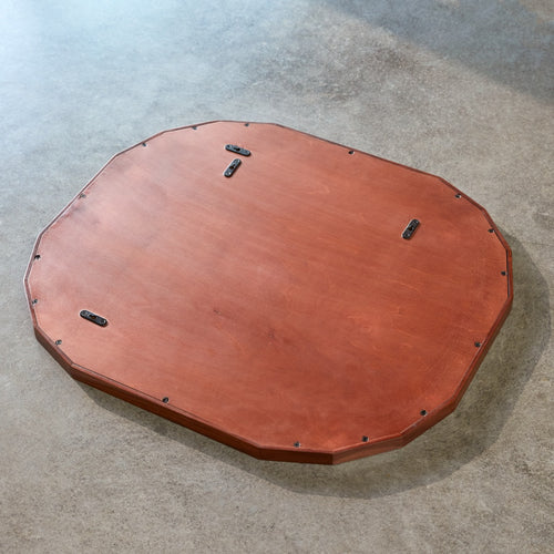 Tikamoon Decoratieve spiegel in massief palissander 80x70 cm - Bruin