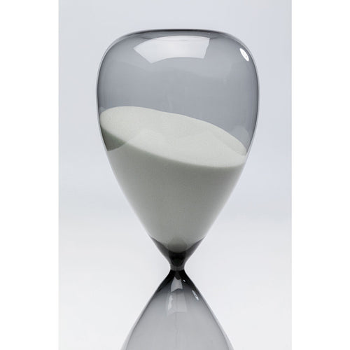 Kare Design Zandloper Timer 43cm zwart en wit