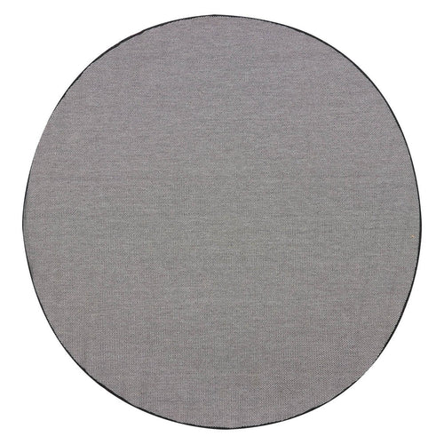 Rond Buitenkleed Mono - Zwart/Wit - Dubbelzijdig - EVA Interior - 240 x 240 cm - vtwonen shop