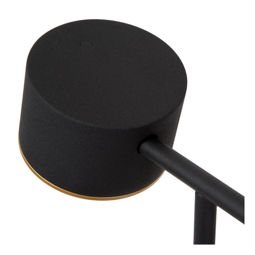 Lucide vloerlamp GIAN - Geïntegreerde LED - Zwart