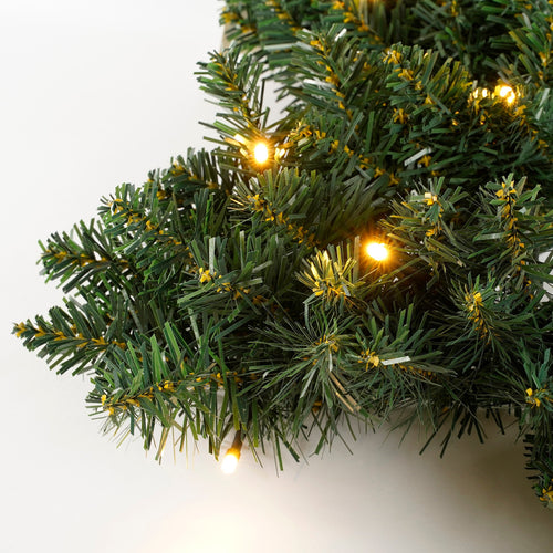 Black Box Trees Kerstkrans Ster met LED Verlichting - Ø60 cm - Groen - vtwonen shop