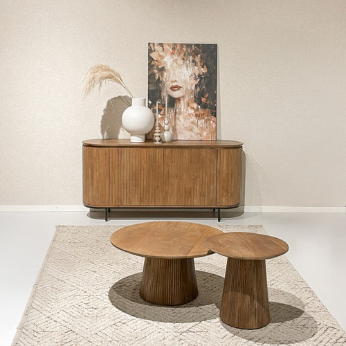 Livingfurn salontafel Salvator - 80cm - mangohout