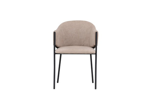 Rebellenclub Eetkamerstoel Afi - set van 2 - Beige Velours - vtwonen shop