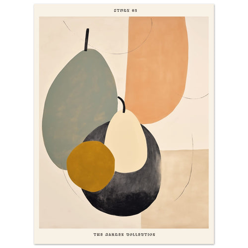 Artfulprints  Abstract - Garden collection   poster 30x40 cm