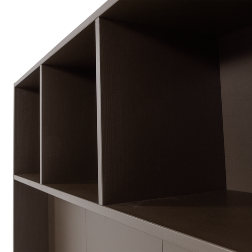 WOOOD tv opbergkast Meggy - Grenen hout - Middenbruin - 215x160x40