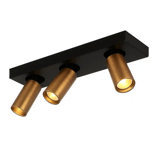 Highlight spot Eliano - 3 lichts - 36  x 12.5   cm - brons - vtwonen shop