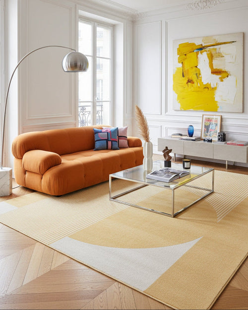 AFK Living vloerkleed Phoebus - zeer zacht - geel - 200x290 cm
