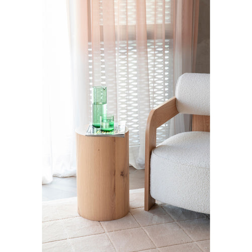 Zuiver Silo Bijzettafel/ Pilaar 32 cm Hout Naturel