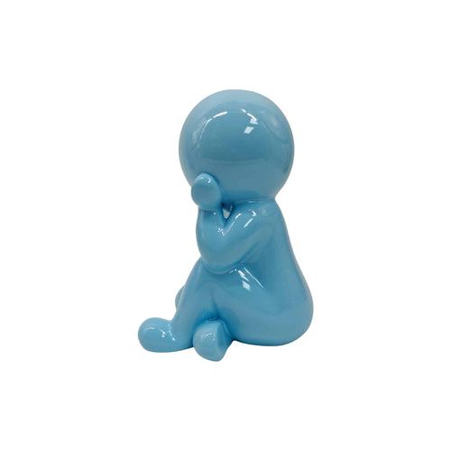Present Time ornament Amigo Dreaming Medium - blauw - 14.8x11.2x20cm