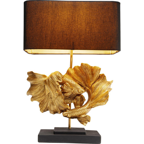 Kare Design Tafellamp gouden vechtvissen - vtwonen shop
