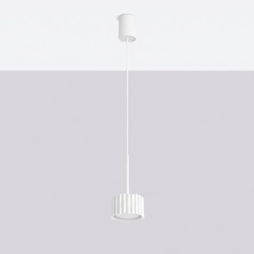 Sollux Lighting Hanglamp AURA 1 wit Gx53 - 10x10x125cm