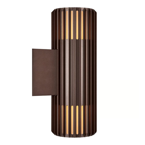 Nordlux Aludra Double | Wandlamp | Zeegrijs Metallic Bruin | E27 | Seaside