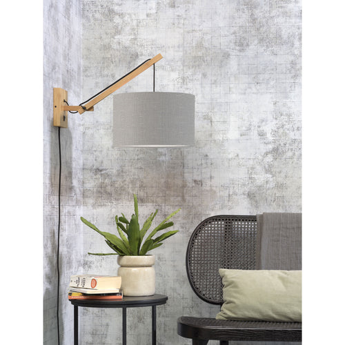 GOOD&MOJO wandlamp Andes - bruin - Ø32cm - vtwonen shop