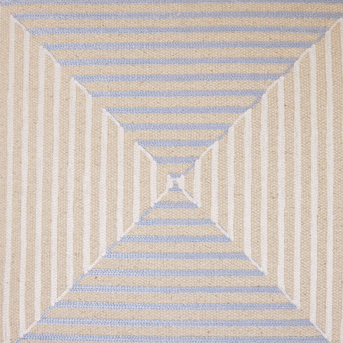 Madura Kussenovertrek Jhulio natuurlijk en blauwachtig 40x40 cm
