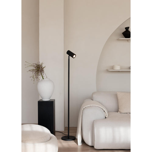 GOOD&MOJO vloerlamp Java - zwart - Ø23cm