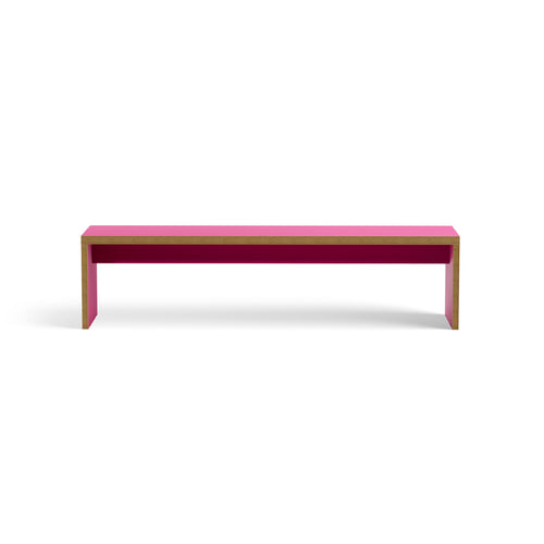 HKLIVING bank – raspberry – 180cm