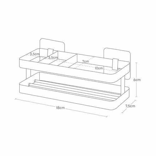 Yamazaki Tower Spons & fleshouder Film hook - Zwart