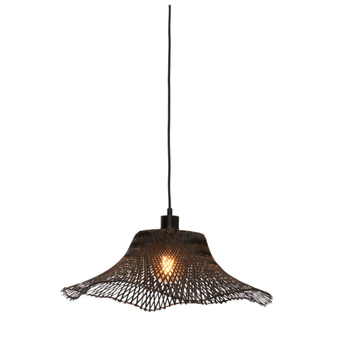 GOOD&MOJO hanglamp Ibiza - zwart - Ø50cm - vtwonen shop