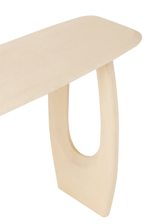 J-Line console Mark - hout - wit