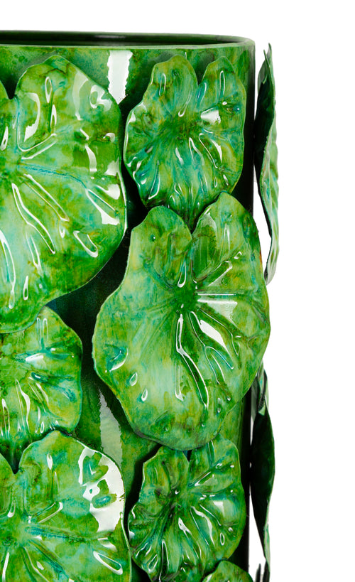 Mauro Ferretti vaas - 18x17,5x46 cm - groen