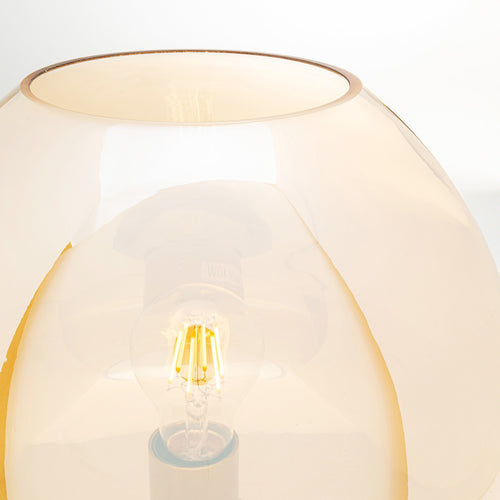 Kare Design Tafellamp Sphere - amber - vtwonen shop