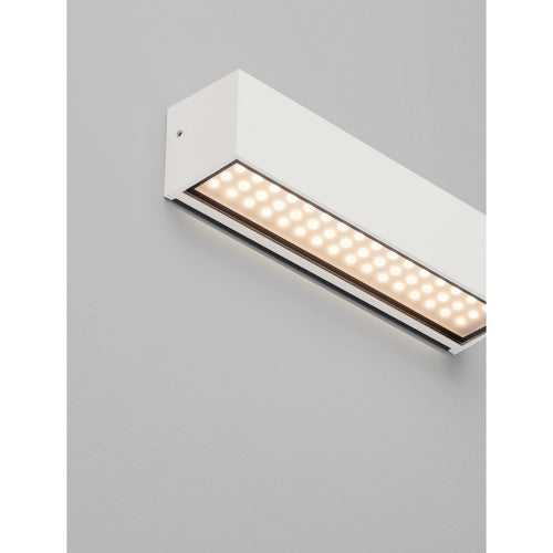 Nova Luce ALLURE Buitenwandlamp met neerwaartse verlaging, zandwit, LED 8W 502lm IP65 3000K