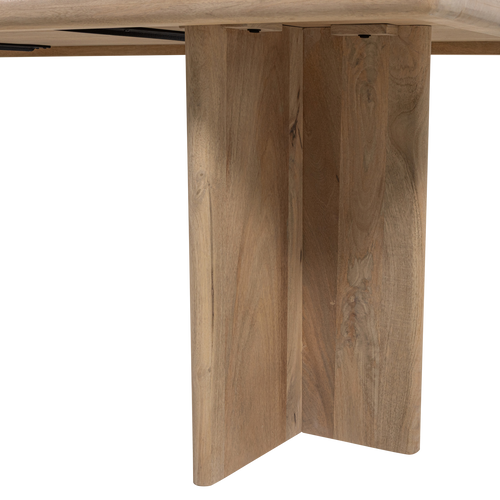 WOOOD eettafel 180 cm Ato - Mangohout - Naturel - 76x180x90