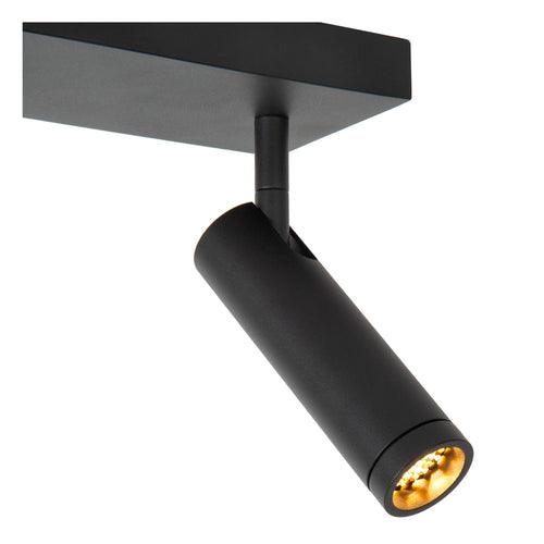 Lucide plafondspot GRADO - 2xGU10 (MR11) - Zwart - vtwonen shop