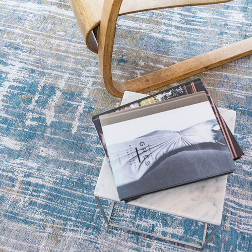 Louis De Poortere vloerkleed Long Island Blue - blauw - 200x280cm - vtwonen shop