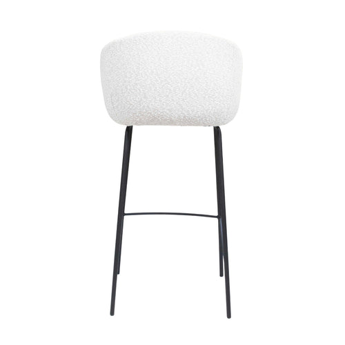 Giga Meubel Barstoel Lova - Stof/Metaal - Beige - Set van 2 - vtwonen shop