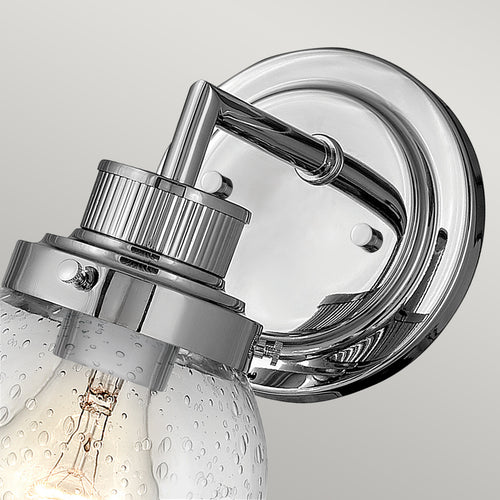 Elstead Hinkley Poppy Badkamer Wandlamp Gepolijst Chroom, IP44