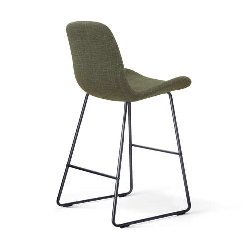 Nolon Nino-Fé barkruk forestgroen - zwart onderstel - 65 cm - vtwonen shop