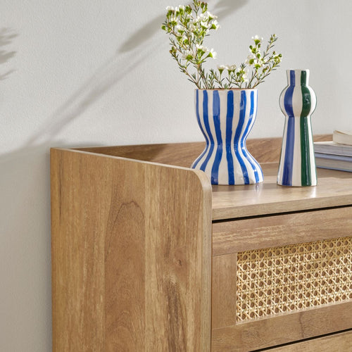 Calicosy - Ladekast 3 lades - Licht hout - 39x80x79 cm