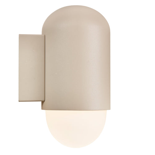 Nordlux Heka Wandlamp Buiten - Ø10,6cm - E27 - IP54 - Beige