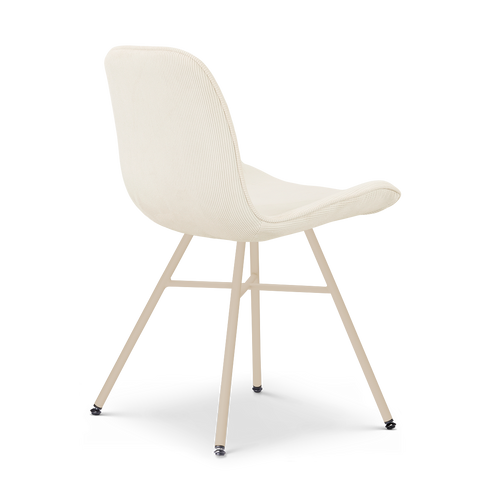 Nolon Noa-Fé eetkamerstoel rib beige - beige onderstel