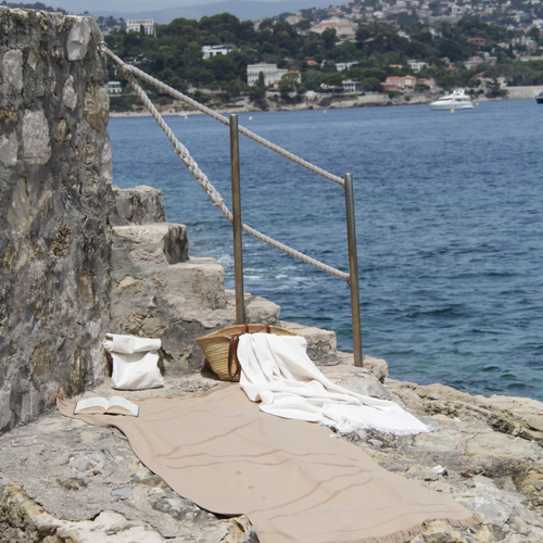 WAY strandlaken - 100 x 220 cm - Stone - vtwonen shop