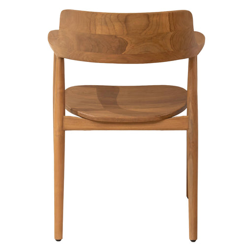 DÉJA Living Tuinstoel Luca - Naturel Hout - Set van 2