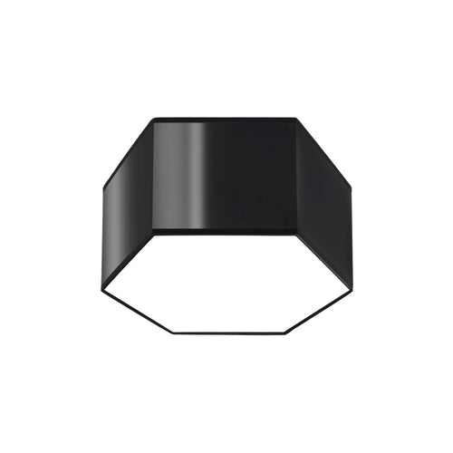 Sollux Lighting Plafondlamp SUNDE 15 zwart - 30,5x26,5x15,5cm