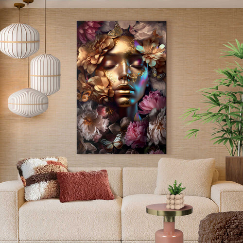 Reinders glasschilderij Gouden Droom - 116x78cm