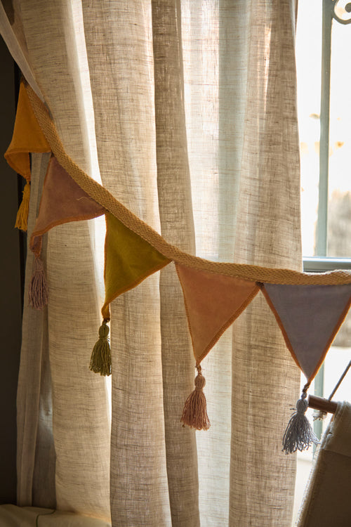 Calma House Banner Velour - Meerkleurig - 170
