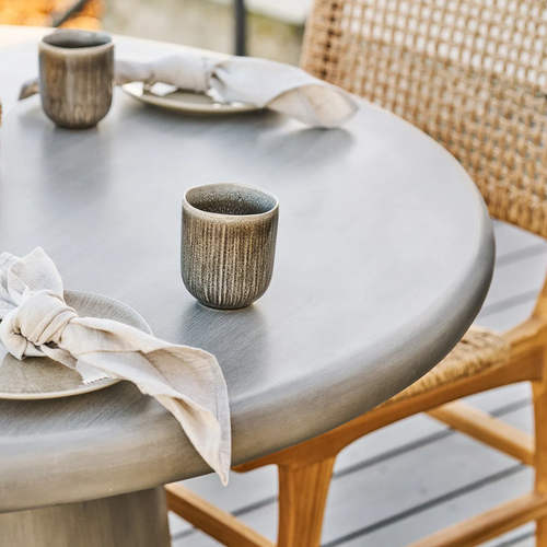 Artichok Tycho fiberclay tuintafel grijs - Ø120 x 75 cm