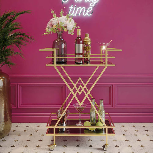 Kare Design Dienbladtafel Pyramids - vtwonen shop